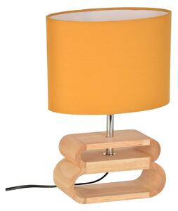 Stolové Lampa COREP, Oslo, Žltá, Obývacia izba, Tkanina / Textil