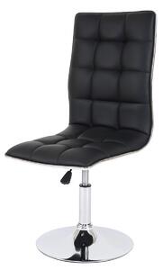 2x Jedálenská stolička DB, výškovo nastaviteľná - Čierna