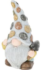 Záhradný trpaslík s lopatkou, polyresin, 23 x 17,5 x v. 41 cm