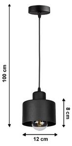 Luster na lanku BODO 1xE27/60W/230V