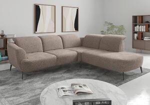 ROHOVÁ SEDAČKA, textil, cappuccino Sit & More - Sedačky, Online Only
