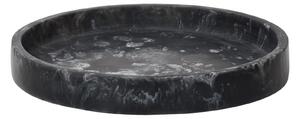 Dekoratívna okrúhla tácka Mist Charcoal Ø 20 cm