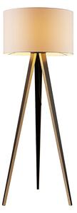 Stojacie Lampa Lucande, Bodhi, Biela, Obývacia izba, Tkanina / Textil, Škandinávsky