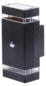 Vonkajšie nástenné svietidlo so senzorom NIZZA 2xGU10/35W/230V IP65