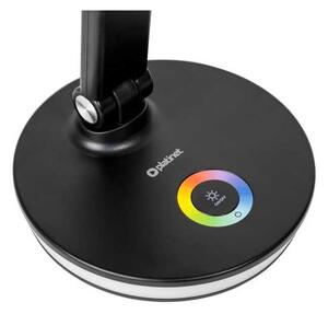 Stolná lampa Platinet 12 W, RGB osvetlenie + USB, čierna