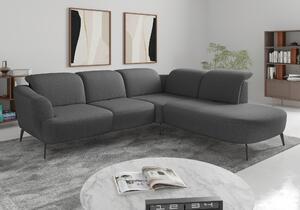 ROHOVÁ SEDAČKA, textil, tmavosivá Sit & More - Sedačky, Online Only