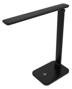 Stolná lampa Platinet 5 W, silná batéria + USB, čierna