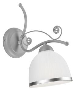 Nástenná lampa RETRO II 1xE27/60W/230V strieborná