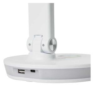 Stolná lampa Platinet 12 W, RGB osvetlenie + USB, biela