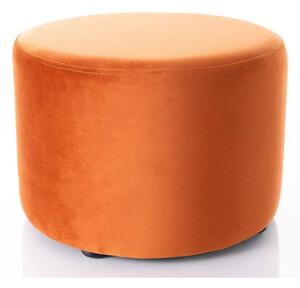Taburet Caen A Velvet, oranžová