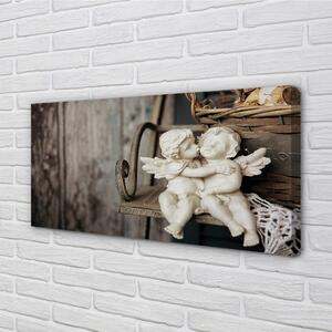 Obraz na plátne angel bozkávanie 100x50 cm