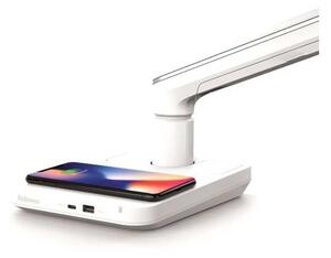USB hub s bezdrôtovou nabíjačkou pre držiaky TALLO a TALLO Modular, biela