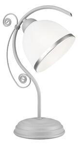 Stolná lampa RETRO II 1xE27/60W/230V strieborná