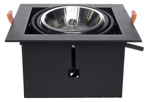 Podhľadové svietidlo PLAZA AR111 1xGU10/12W/230V čierna