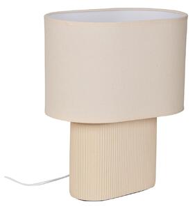 Stolové Lampa COREP, Santorini, Béžová, Obývacia izba, Keramika