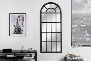 Estila Oblúkové vintage zrkadlo Castillo 140 cm čierne