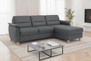ROHOVÁ SEDAČKA, koža, čierna Sit & More - Sedačky, Online Only