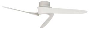 Stropný ventilátor s LED osvetlením Groenland, biely, DC, tichý, CCT – Mantra Mantra Iluminación, Groenland, stmievateľné, Biela, Obývacia izba, Plast, Moderný