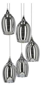 Luster na lanku MARINA 5xE27/60W/230V chróm