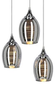 Luster na lanku MARINA 3xE27/60W/230V chróm