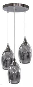 Luster na lanku MARINA 3xE27/60W/230V chróm