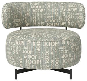 DIZAJNOVÉ KRESLO, textil, modrá, zelená Joop! - Kreslá
