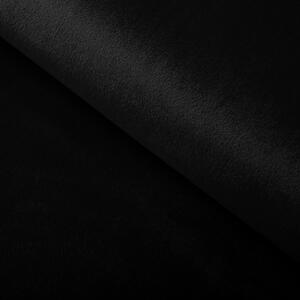 Zamatová látka Velvet Prémium SVP-041 Čierna - šírka 280 cm