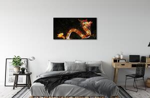 Obraz canvas Japonský drak osvetlené 100x50 cm
