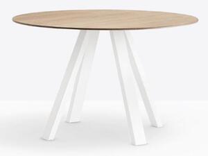 PEDRALI - Stôl ARKI 5/2 - vonkajší s kovovou podstavou