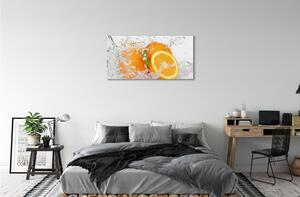 Obraz canvas Pomaranče vo vode 100x50 cm