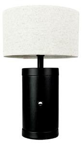 Stolové Lampa Dyberg Larsen, Mellow, stmievateľné, Čierna, Obývacia izba, Drevo, Škandinávsky