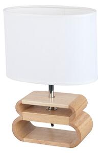 Stolové Lampa COREP, Oslo, Biela, Obývacia izba, Tkanina / Textil, Škandinávsky