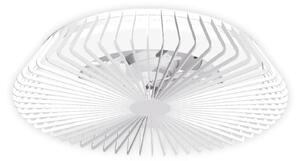Stropný ventilátor Himalaya s LED osvetlením, ovládanie cez aplikáciu, diaľkové Mantra Iluminación, Himalaya, stmievateľné, Biela, Obývacia izba, Kov, Moderný