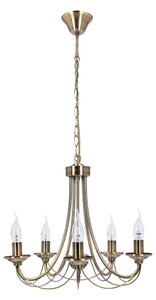 Luster na reťazi MUZA 5xE14/40W/230V