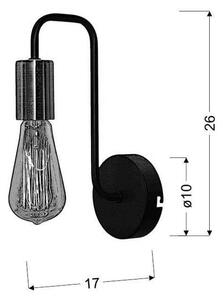 Nástenné svietidlo HERPE 1xE27/60W/230V