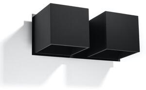 Sollux SL.0657 - Nástenné svietidlo QUAD 2xG9/40W/230V čierna