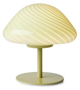 Stolové Lampa Halo Design, Zelená, Obývacia izba, Sklo