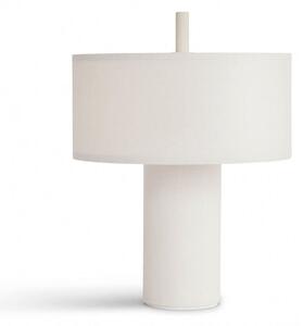 Stolové Lampa New Works, Margin, stmievateľné, Biela, Obývacia izba, Tkanina / Textil, Škandinávsky