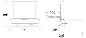 Steinel 065249 - LED Reflektor so senzorom XLED ONE LED/18,6W/230V IP44