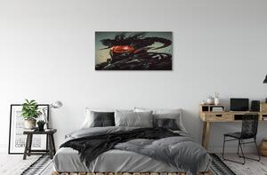 Obraz canvas Tmavé hrozná forma 100x50 cm