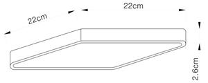 Globo 12369-30 - LED Stropné svietidlo ECHO LED/28W/230V