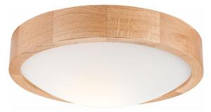Stropné svietidlo OAK SLIM 1xE27/60W/230V dub, pr. 27 cm