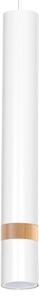 Luster na lanku JOKER WHITE WOOD 1xGU10/8W/230V