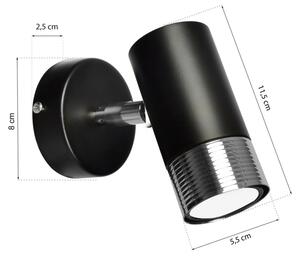 Nástenné bodové svietidlo DANI 1xGU10/8W/230V