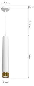 Luster na lanku DANI 1xGU10/8W/230V