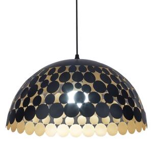 Luster na lanku LISA BLACK 1xE27/60W/230V