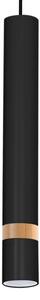 Luster na lanku JOKER BLACK WOOD 3xGU10/8W/230V