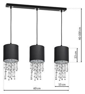 Luster na lanku ALMERIA 3xE27/60W/230V