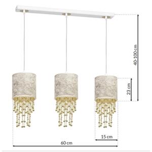 Luster na lanku ALMERIA 3xE27/60W/230V