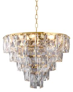 Krištáľový luster na reťazi CHELSEA 6xE14/40W/230V